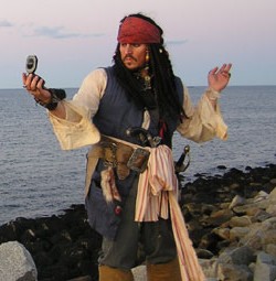 Jack Sparrow in Boston Massachusetts and pirate entertainer