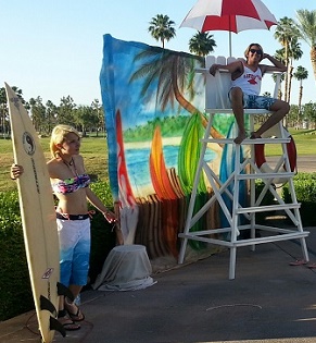 surf themed party 