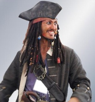 picture of Jack Sparrow in Virginia, Maryland and Washington D.C. and pirate entertainer