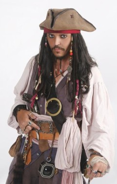 Jack Sparrow for hire in New Jersey and Pennsylvania and New York