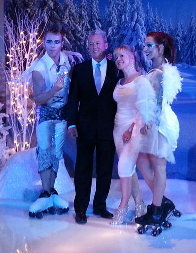 snow themed and froaen themed entertainers and entertainment