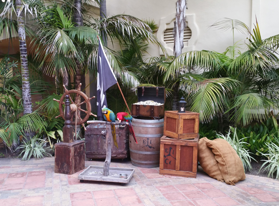 pirate props for corporate event rental