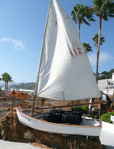 antique sail boat for rent for nautical theme event or photo op display